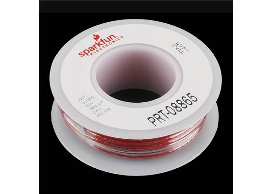 Hook-up Stranded Wire - Red (22 AWG)