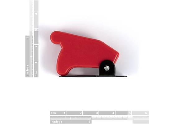 Missile Switch Cover - Red (2)