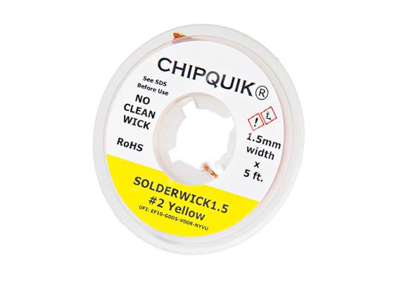 Solder Wick #2 Yellow - No Clean