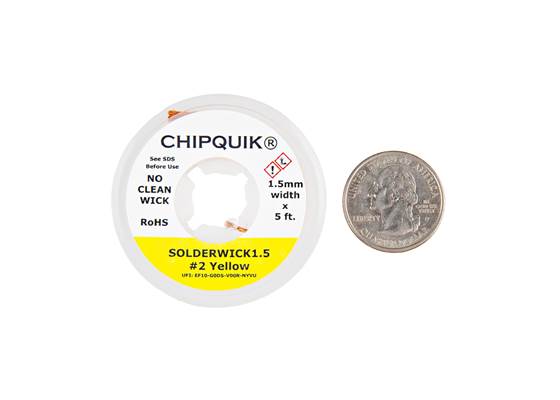 Solder Wick #2 Yellow - No Clean (3)