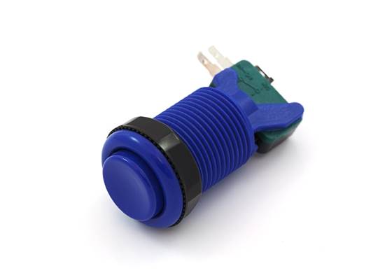 Concave Button - Blue