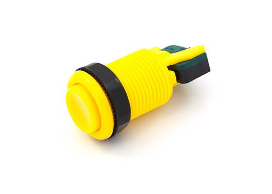 Concave Button - Yellow