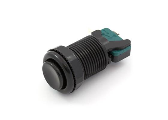 Concave Button - Black