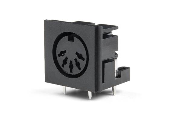 MIDI Connector - Female Right Angle