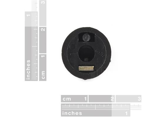 Black Knob - 15x19mm (2)
