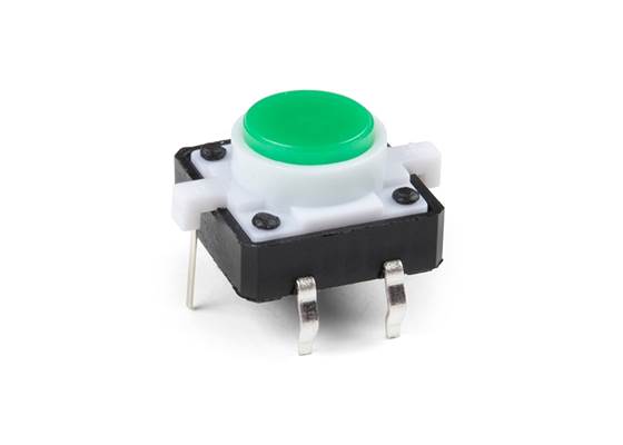 LED Tactile Button - Green
