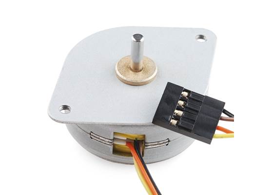 Small Stepper Motor - 100 g.cm (48 steps/rev, 100mm Wire) (3)