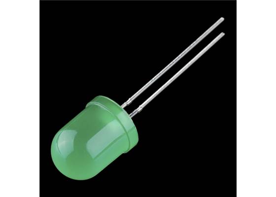 Diffused LED - Green 10mm