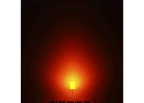 Diffused LED - Yellow 10mm (3)