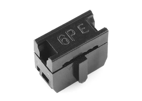Ribbon Crimp Connector - 6-pin (2x3, Female)