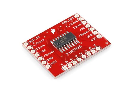 SparkFun Shift Register Breakout - 74HC595