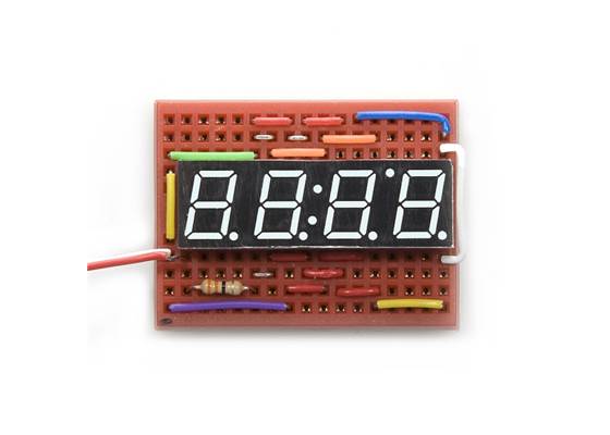7-Segment Display - 4-Digit (White)