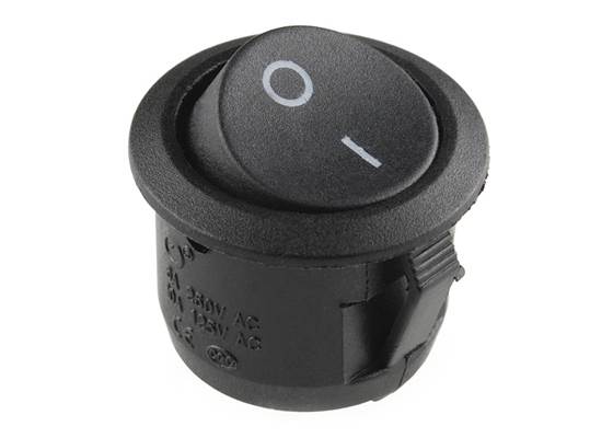 Rocker Switch - SPST (round)