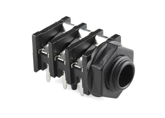 Audio Jack - 1/4" Stereo (right angle)