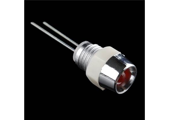 LED Holder - 5mm (Chrome Finish) (2)