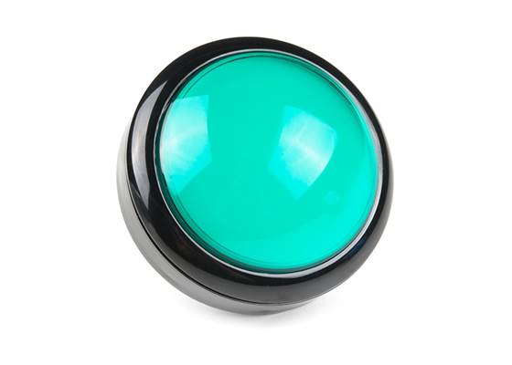 Big Dome Pushbutton - Green