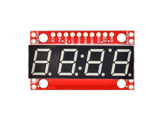 SparkFun 7-Segment Serial Display - Red