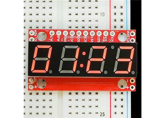 SparkFun 7-Segment Serial Display - Red (4)
