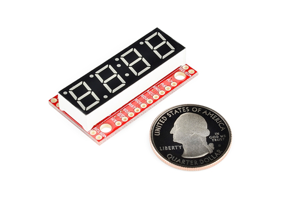 SparkFun 7-Segment Serial Display - Blue (3)
