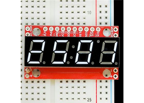 SparkFun 7-Segment Serial Display - White (4)