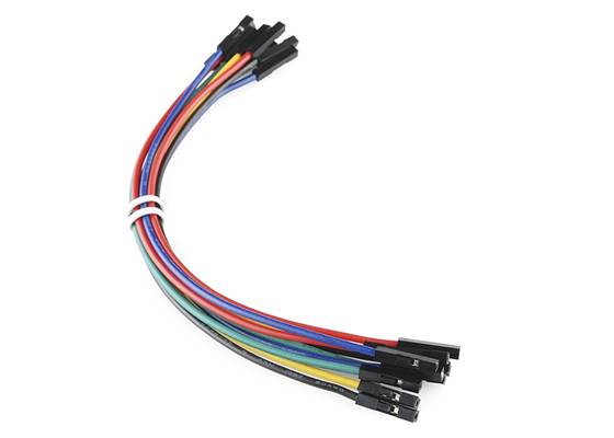 Jumper Wires Premium 6" F/F - 20 AWG (10 Pack)