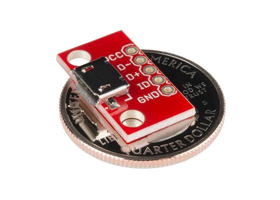 SparkFun microB USB Breakout (3)