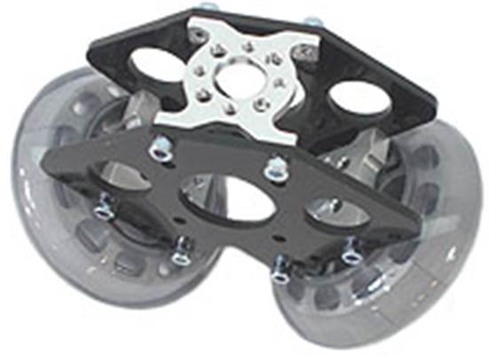 Dolly Wheel Plate - Idler A (pair) (2)