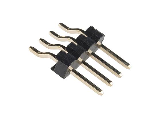 Right Angle Header - Female (SMD, 0.1in., 4-Pin)