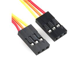 Jumper Wire - 0.1", 3-pin, 4" (2)