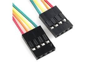 Jumper Wire - 0.1", 4-pin, 4" (2)