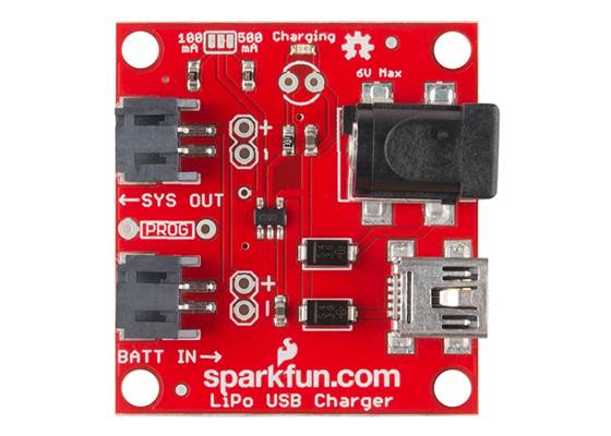 SparkFun USB LiPoly Charger - Single Cell (2)