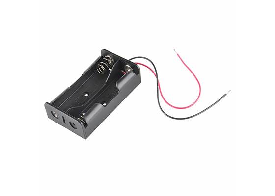 Battery Holder - 2x18650 (wire leads)