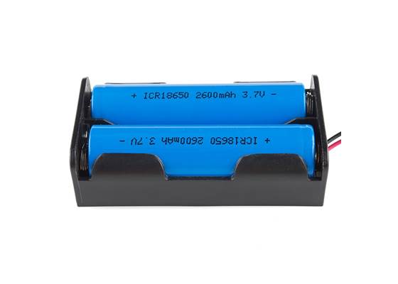 Battery Holder - 2x18650 (wire leads) (2)