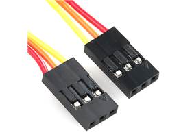 Jumper Wire - 0.1", 3-pin, 12" (2)