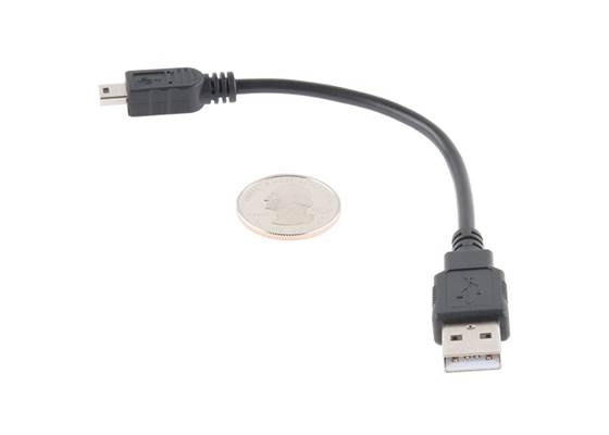 USB Mini-B Cable - 6" (2)