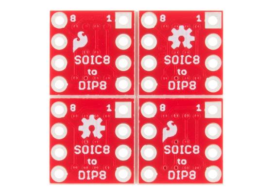 SparkFun SOIC to DIP Adapter - 8-Pin (2)