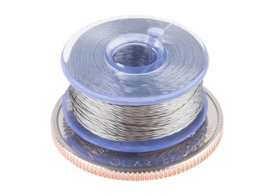 Conductive Thread Bobbin - 12m (Smooth, Stainless Steel) (2)