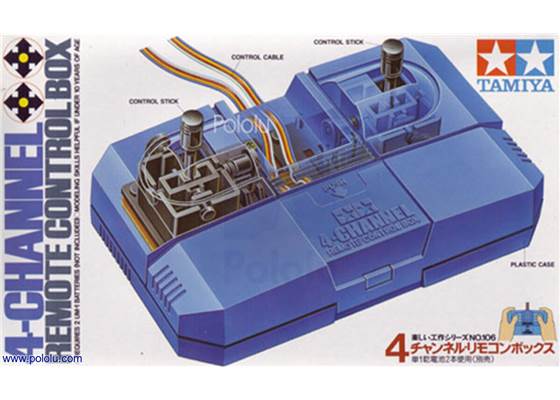 Box front for Tamiya 70106 4-Channel Remote Control Box.