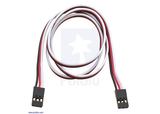 Servo extension cable 24&quot; female &#8211; female.