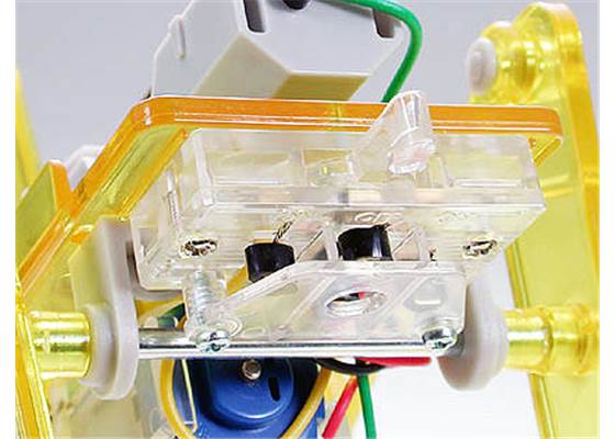 Tamiya 71105 Mechanical Giraffe control switch close-up.