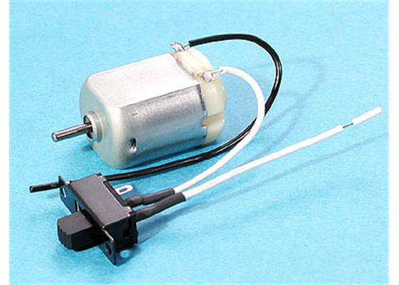 Tamiya 71112 Mechanical Racehorse motor and power switch.