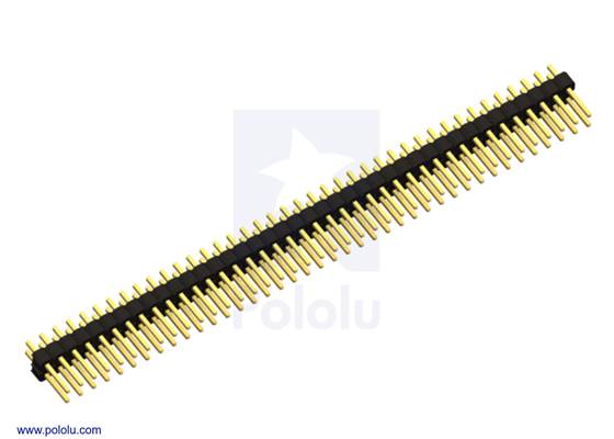 0.100&quot; (2.54 mm) Breakaway Male Header: 2&#215;40-Pin, Straight