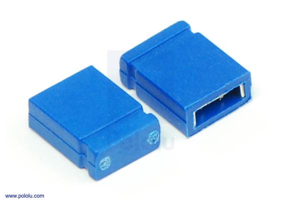 0.100&quot; (2.54 mm) Shorting Block: Blue, Top Closed