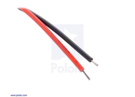 The ends of the battery holder wires.