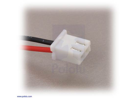 2-Pin female JST XH-style connector. (1)
