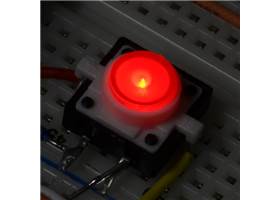 LED Tactile Button - Red (3)