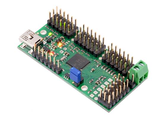 Mini Maestro 24-channel USB servo controller (assembled version).