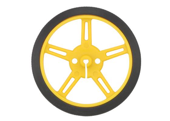 Pololu Wheel 60&#215;8mm &#8211; Yellow.