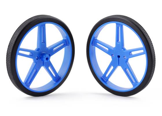 Pololu Wheel 70&#215;8mm Pair &#8211; Blue.