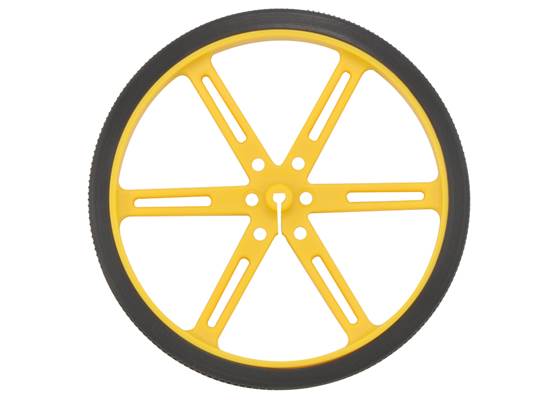 Pololu Wheel 90&#215;10mm &#8211; Yellow.